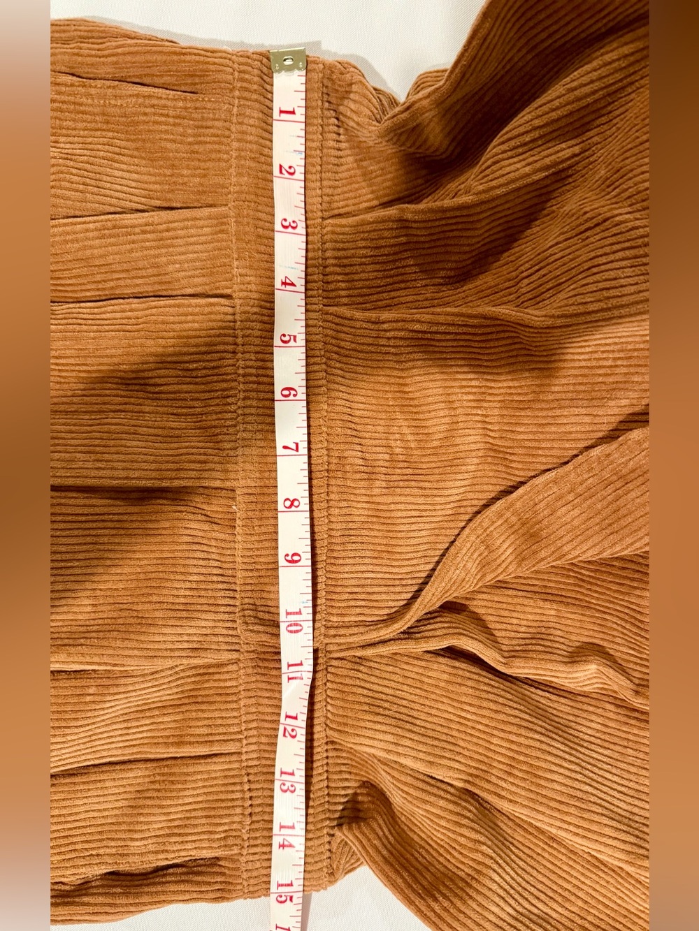 Love you bunches brown corduroy shorts romper size M NWT - Picture 6 of 6
